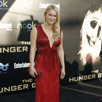 Leven Rambin en el estreno de 'Los juegos del hambre' en Los Ángeles