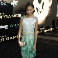 Amandla Stenberg en el estreno de 'Los juegos del hambre' en Los Ángeles