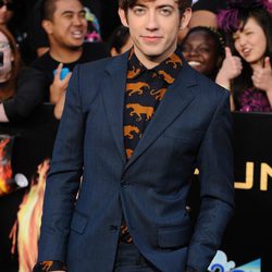 Kevin McHale en el estreno de 'Los juegos del hambre' en Los Ángeles