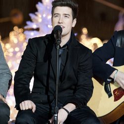 Logan Henderson en un concierto en Nueva York