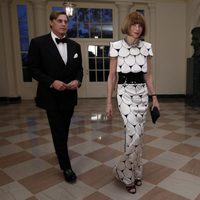 Anna Wintour en la cena de gala en honor a los Cameron en la Casa Blanca