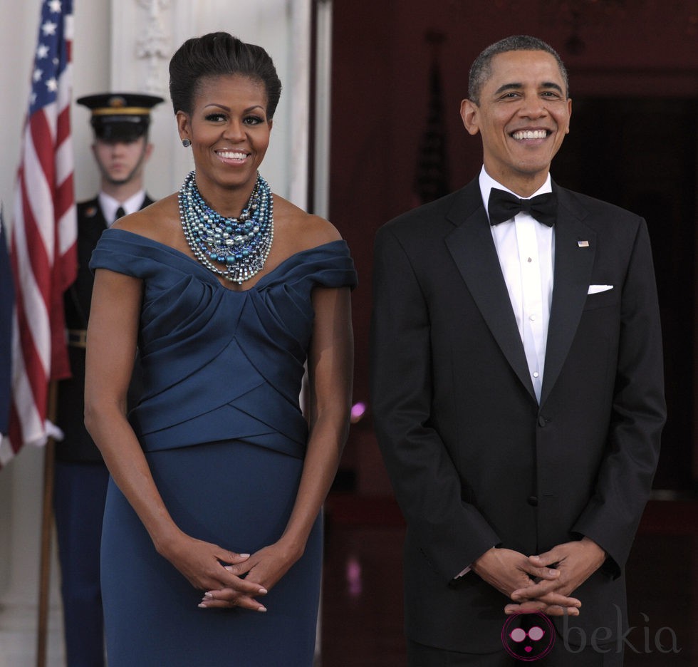 Barack y Michelle Obama en la Casa Blanca