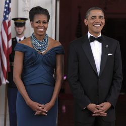 Barack y Michelle Obama en la Casa Blanca