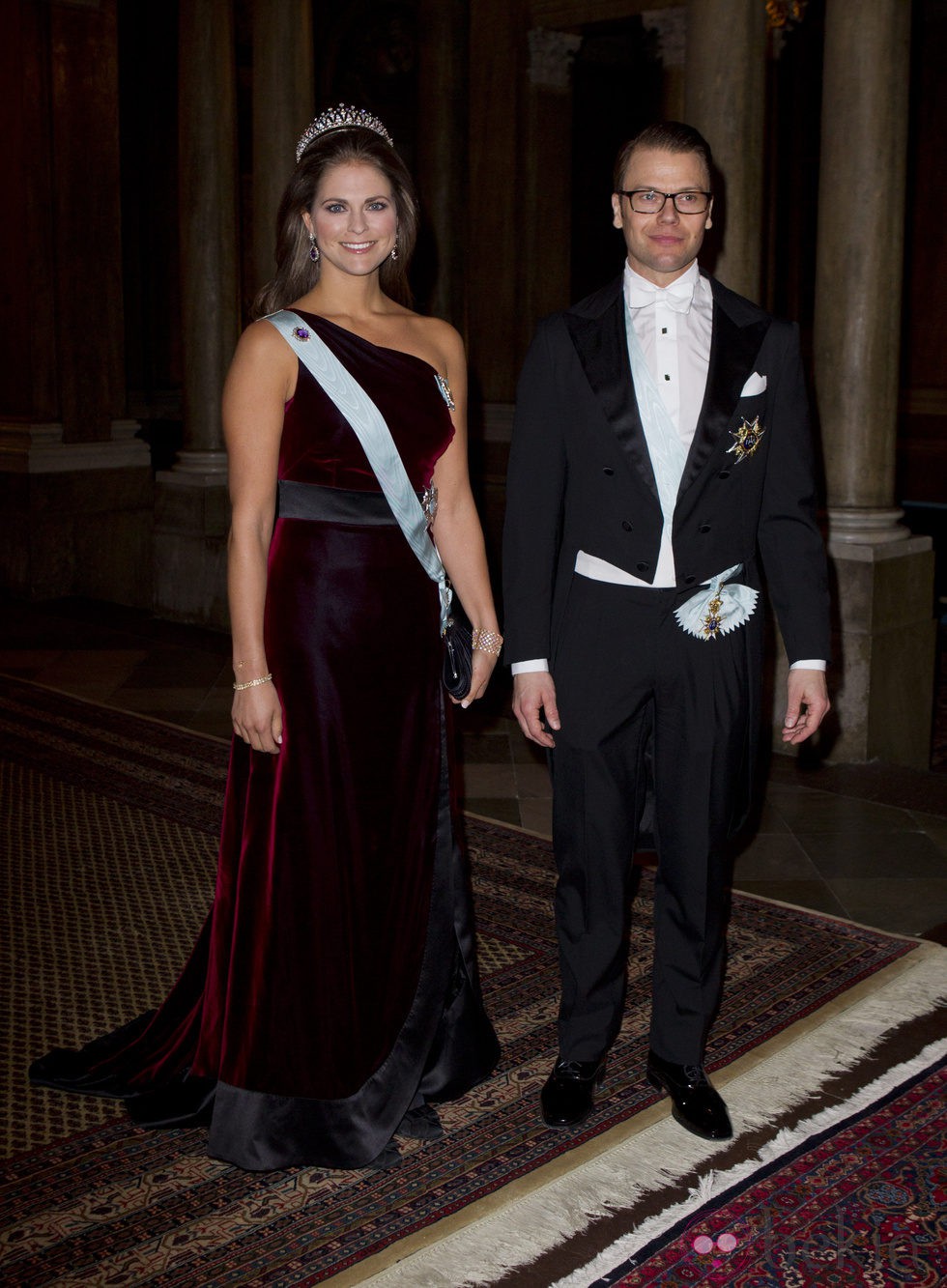 Magdalena de Suecia y el Príncipe Daniel en una cena de gala en Estocolmo