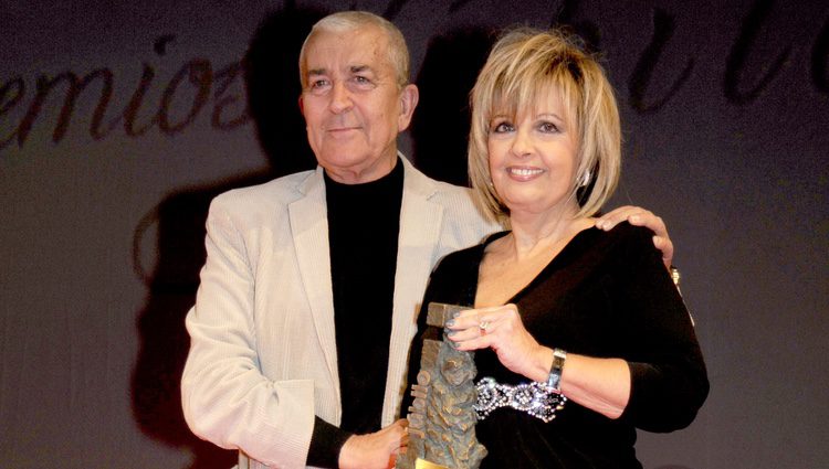 Paco Valladares y María Teresa Campos en los premios Jubilo 2009