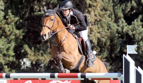 Sergio Álvarez Moya disputa un Concurso Hípico en Cádiz