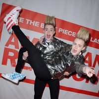 John y Edward Grimes en el estreno de 'American Pie: El Reencuentro'