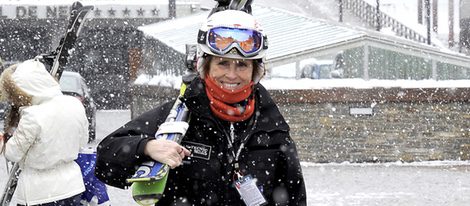 Mercedes Milá en Baqueira Beret