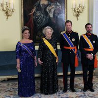 Los Grandes Duques de Luxemburgo, el Príncipe Guillermo y la Reina Beatriz de Holanda