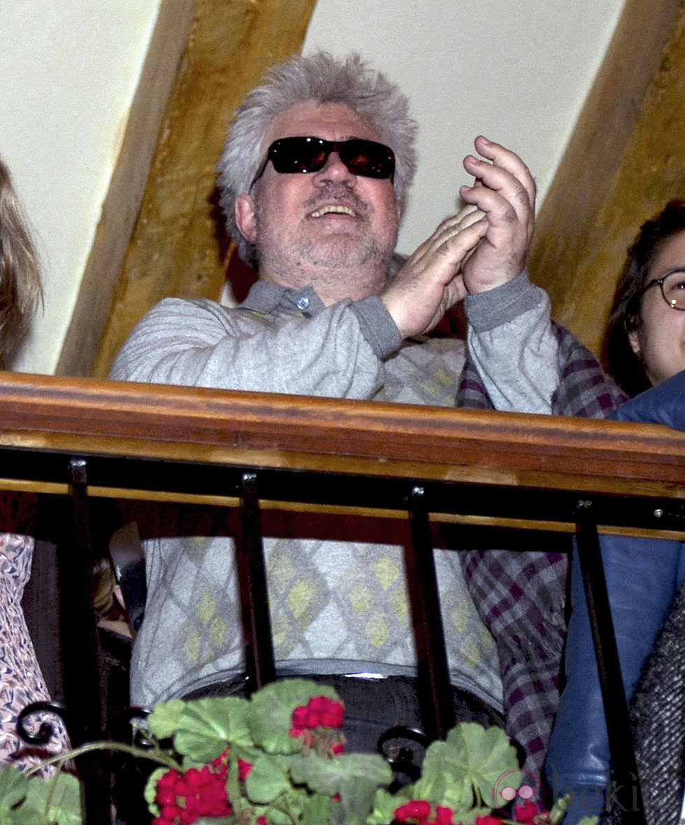 Pedro Almodóvar en un concierto de música británica en Madrid