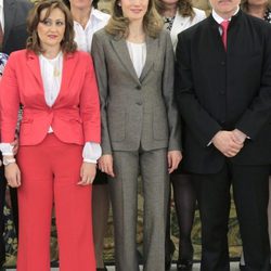 La Princesa Letizia en una audiencia en Zarzuela