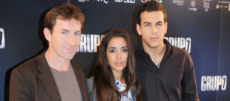 Antonio de la Torre, Inma Cuesta y Mario Casas en la presentación de 'Grupo 7'