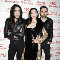 Mario Vaquerizo y las Nancys Rubias en los Premios Kapital 2012