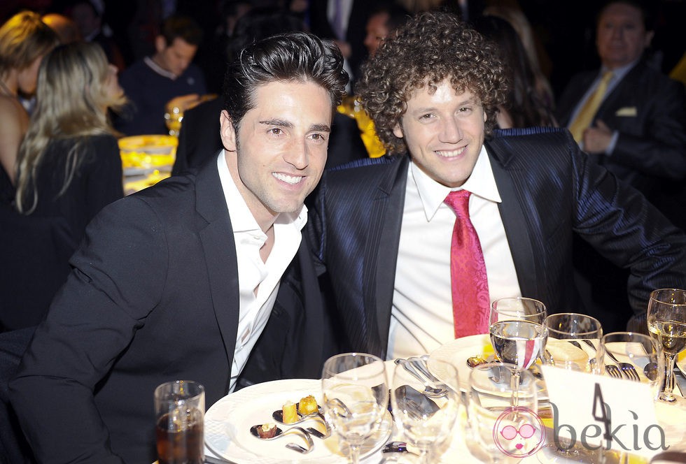 David Bustamante y Daniel Diges en los Premios Kapital 2012