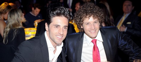 David Bustamante y Daniel Diges en los Premios Kapital 2012