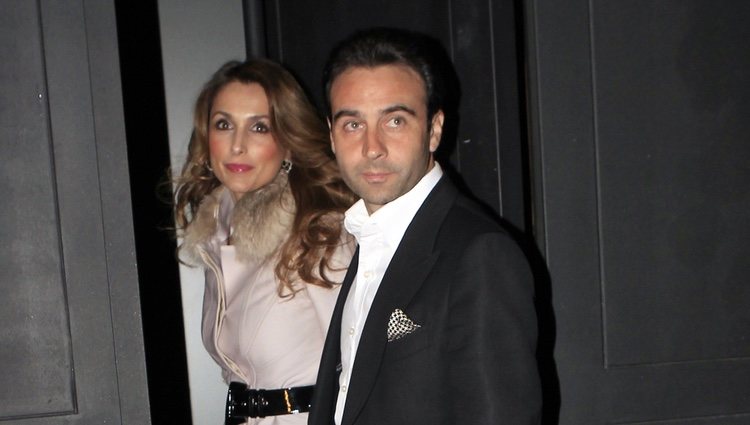 Enrique Ponce y Paloma Cuevas en el 40 cumpleaños de Patricia Cerezo