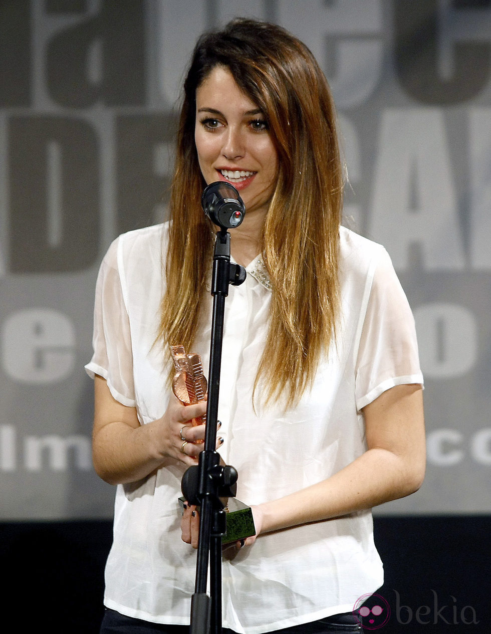 Blanca Suárez recibe el premio Actriz del Siglo XXI en la Semana del Cine de Medina del Campo