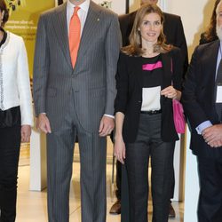 Los Príncipes de Asturias en la inauguración de Alimentaria 2012