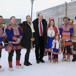 Los Príncipes Alberto y Charlene de Mónaco en Laponia