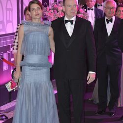 Carlota Casiraghi y Alberto de Mónaco en el Baile de la Rosa