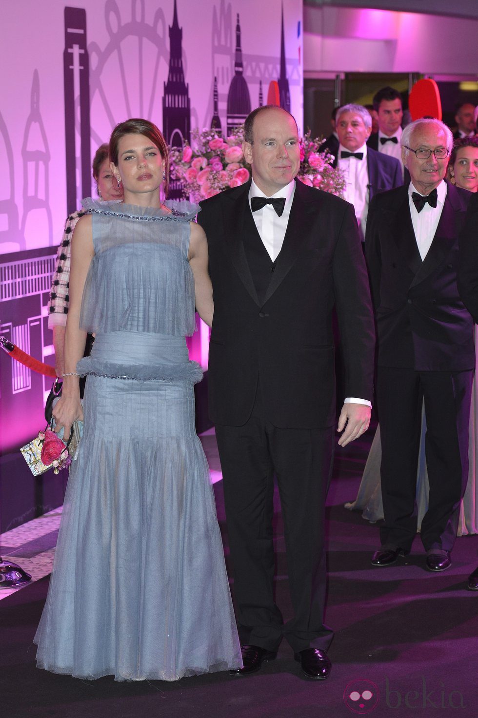 Carlota Casiraghi y Alberto de Mónaco en el Baile de la Rosa