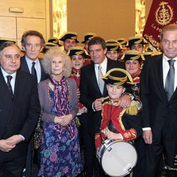 Fernando Martínez de Irujo, los Duques de Alba, Antonio Banderas y Arturo Fernández