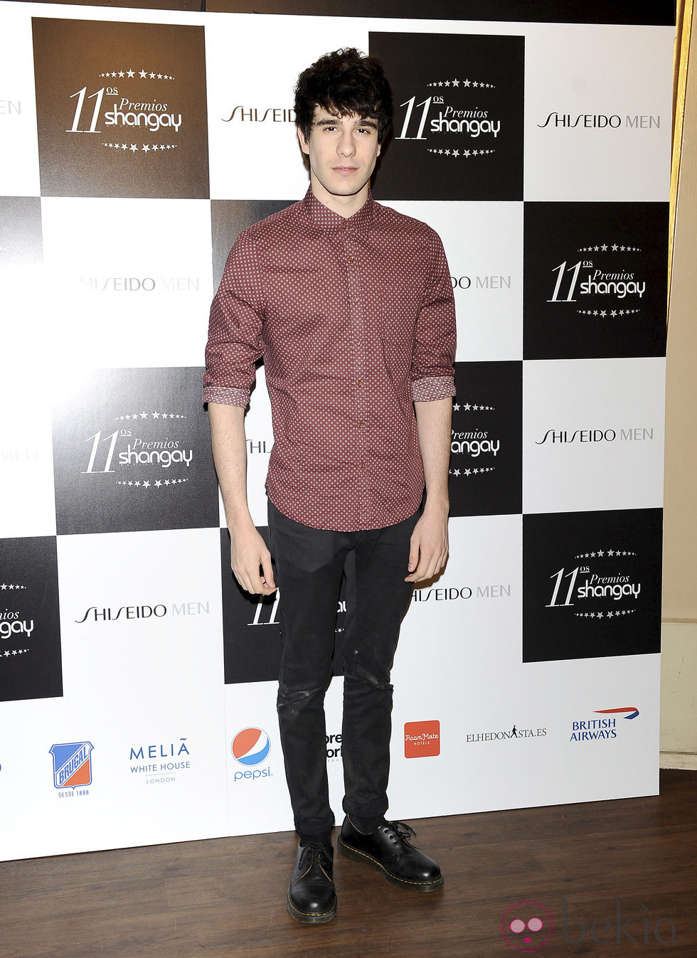 Javier Calvo en los Premios Shangay 2012