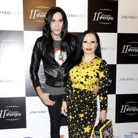 Mario Vaquerizo y Alaska en los Premios Shangay 2012