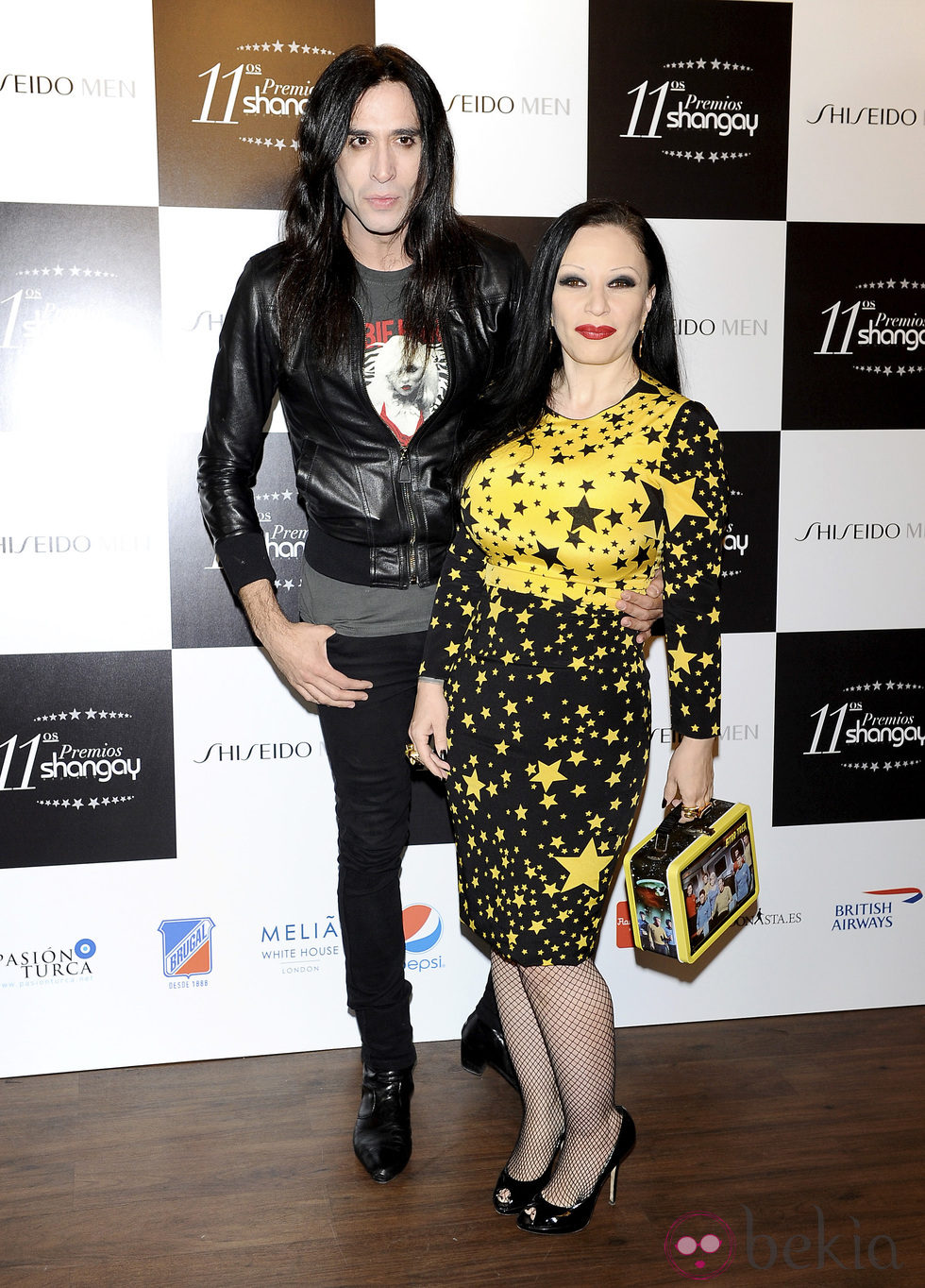 Mario Vaquerizo y Alaska en los Premios Shangay 2012