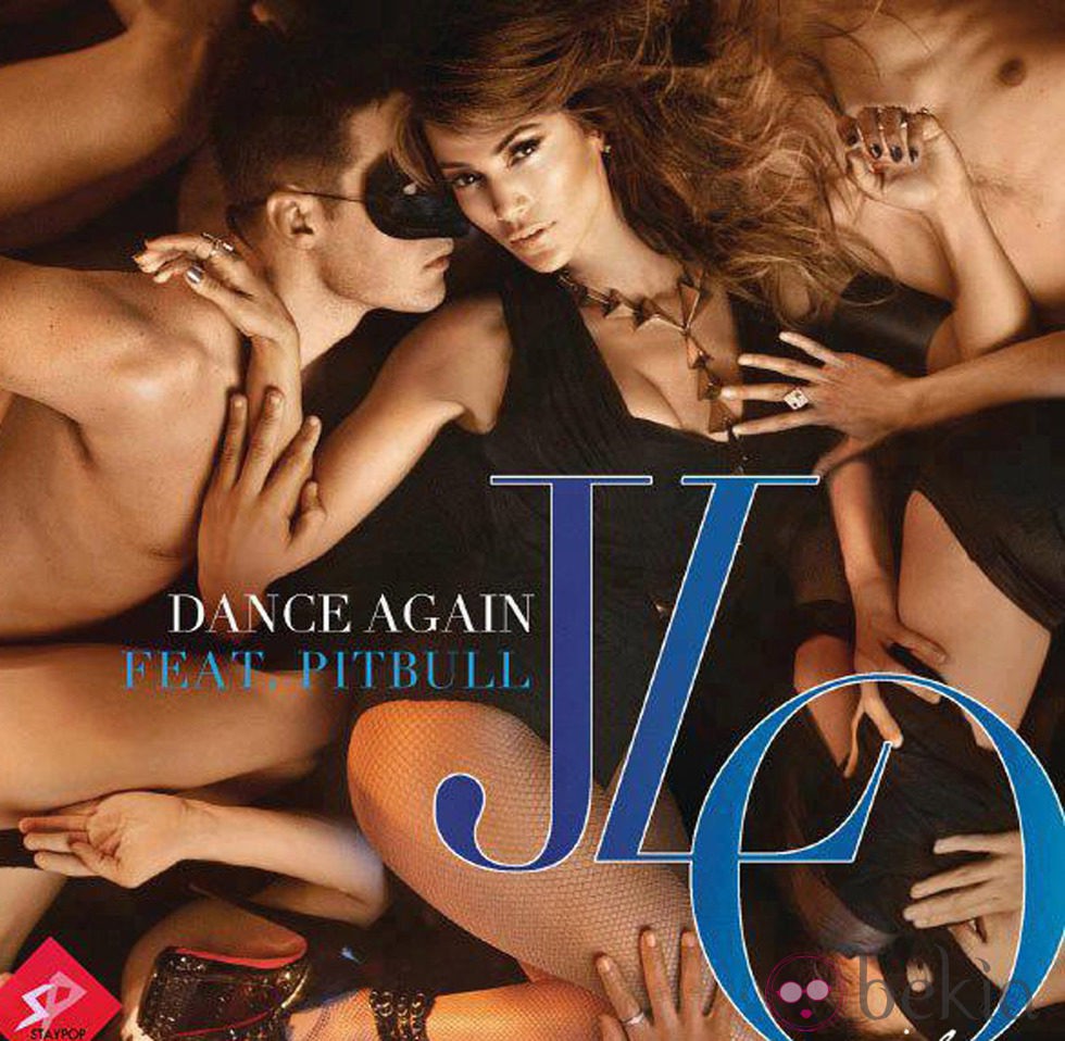 Jennifer Lopez en la portada de su single 'Dance Again'