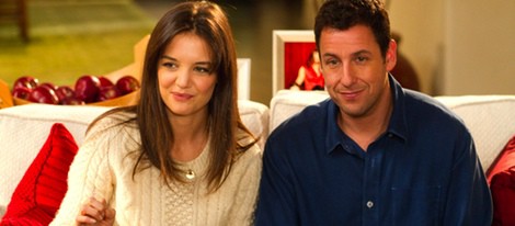 Katie Holmes y Adam Sandler en 'Jack y su gemela'