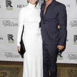 El cantante Sting y su mujer Trudie Styler en el Revlon Concert