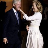 Meryl Streep y Bill Clinton en la gala Revlon de Nueva York