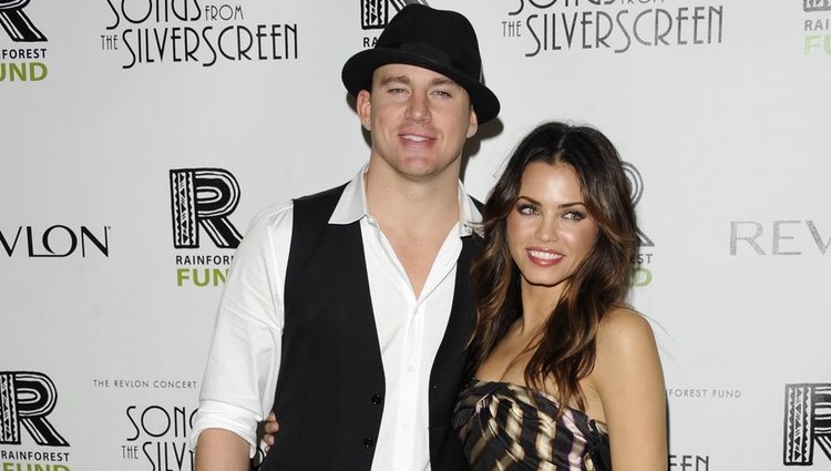 Channing Tatum y su esposa Jenna Dewan en el Revlon Nueva York