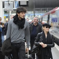 Andrés Velencoso y Kylie Minogue en Inglaterra