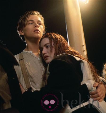 Leonardo Dicaprio y Kate Winslet en una escena clave de la película 'Titanic'