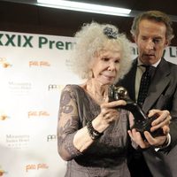 La Duquesa de Alba y Alfonso Díez en los Premios Naranaja y Limón 2012