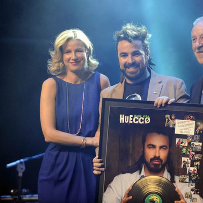 Entrega del Disco de Oro a Huecco en la Gala Dame Vida 500