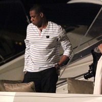 Beyoncé, Jay-Z y Blue Ivy Carter en un yate en San Bartolomé