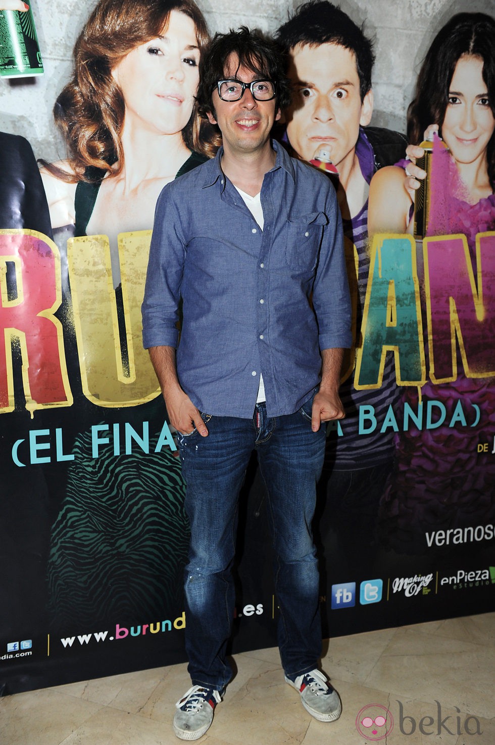 Flipy en el estreno de 'Burundanga'