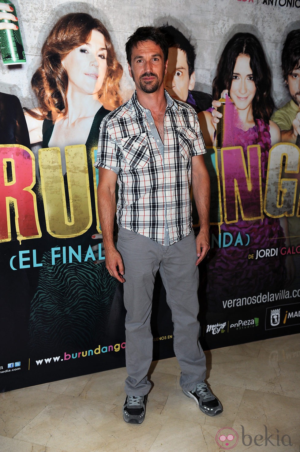 Oriol Tarrasón en el estreno de 'Burundanga'