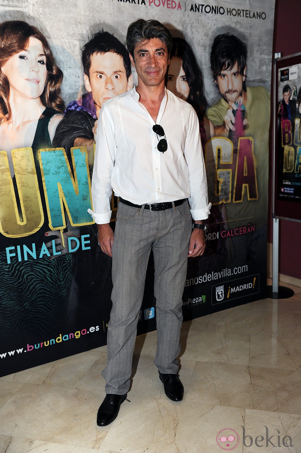 Rafael Rojas en el estreno de 'Burundanga'