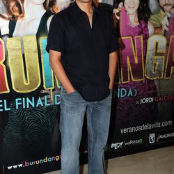 Javier Veiga en el estreno de 'Burundanga'