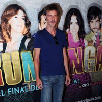 Eloy Azorín en el estreno de 'Burundanga'