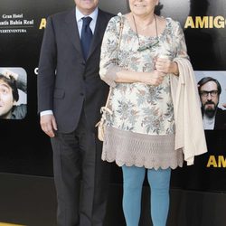 Florentino Pérez en el estreno de 'Amigos'