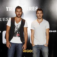 David Seijo y Javier Hernández de 'El Barco' en el estreno de 'Amigos'