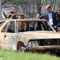 Los Duques de Cambridge en Alberta