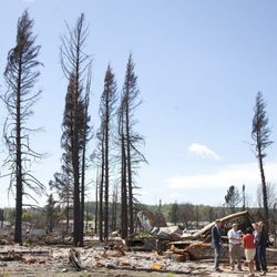 Guillermo y Catalina de Cambridge frente a la desolación de Alberta