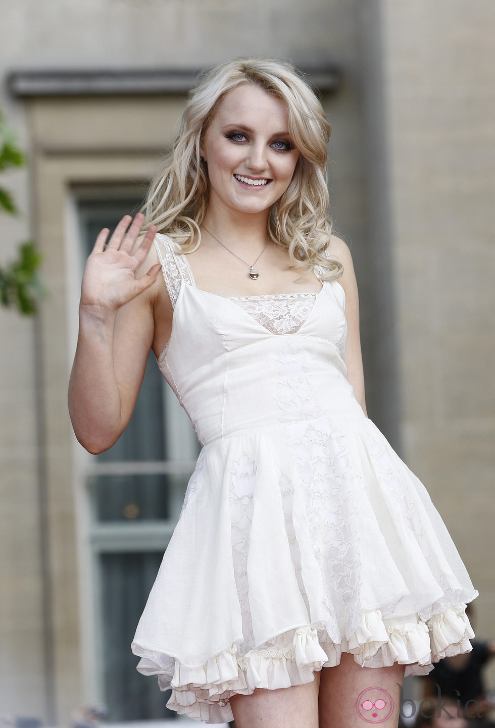 Evanna Lynch en el estreno de Harry Potter en Londres