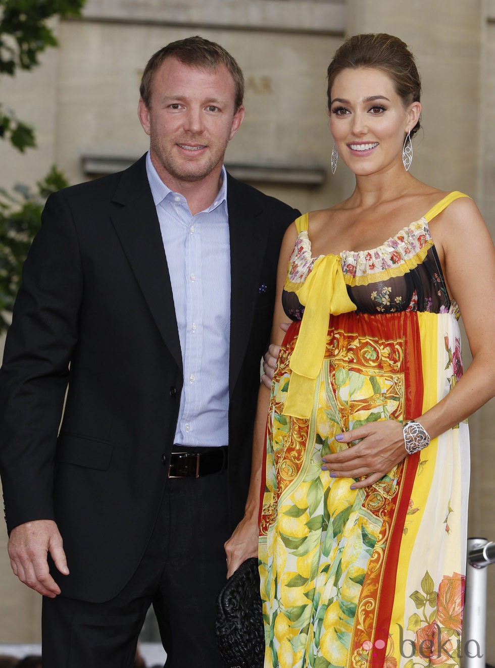 Guy Ritchie y Jacqui Ainsley en el estreno de Harry Potter en Londres